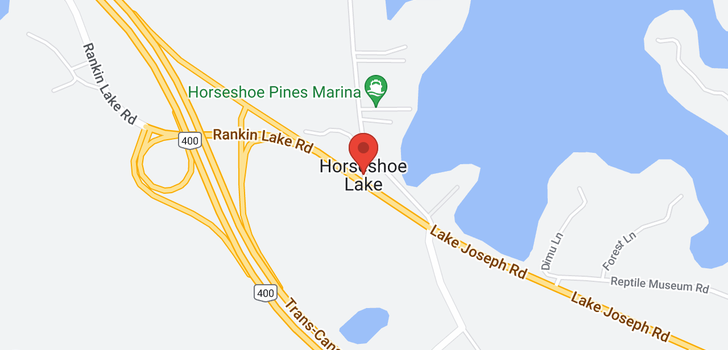 map of HORSESHOE LAKE ROAD